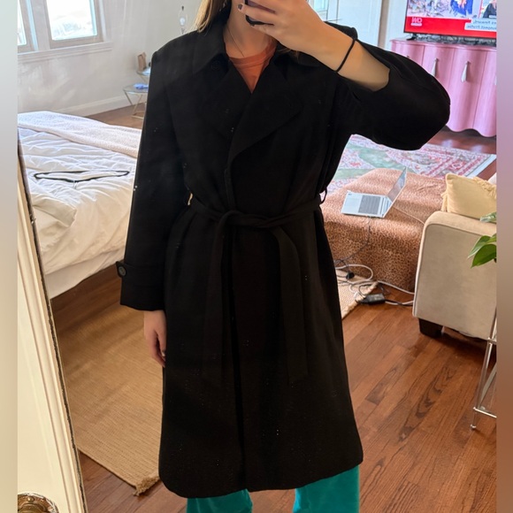 Black Trench Coat - Picture 5 of 5